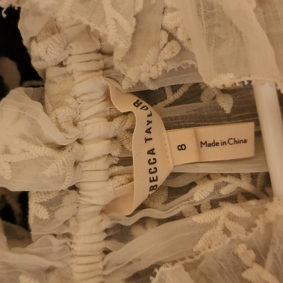 Embroidered Rebecca taylor Ellie top - Picture 3 of 3